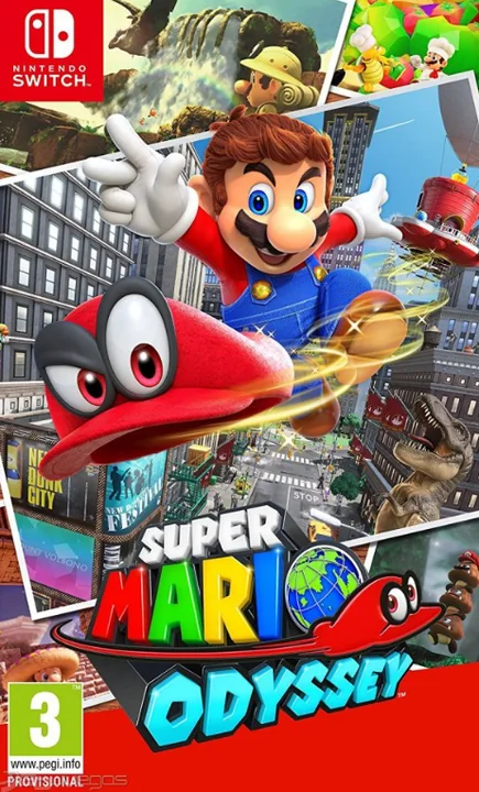 Carátula de Super Mario Odyssey